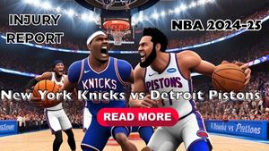 New York Knicks vs Detroit Pistons, NBA 2024-25: Injury Report ,Game Details, Stats, and Where to Watch Live