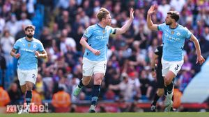 Manchester City Overcomes Crystal Palace With De Bruyne's Leadership In Thrilling 5-2 Victory
