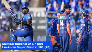 MI vs LSG: Mumbai Indians Thrash Lucknow Super Giants by 54 Runs in High-Scoring IPL 2025 Clash
