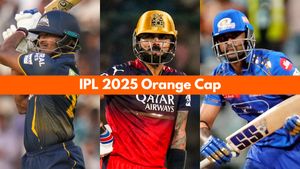 Most Runs in IPL 2025, Orange Cap Holder - KL Rahul remain at 9th spot: Top 10 Highest Run Scorers and Teamwise Top 5