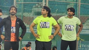 Neeraj Chopra kicks off His season with a throw of 84.52 metre in Potchefstroom