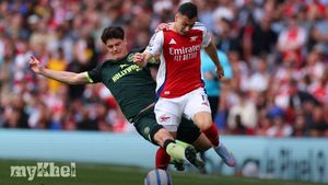 Martinelli Questions Referee Decision After Norgaard's Tackle In Arsenal Vs Brentford Draw