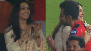 PBKS vs KKR: Preity Zinta Hugs Chahal as Punjab Defend IPL’s Lowest Total to Script Historic Win Over Kolkata