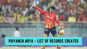 IPL 2025: Priyansh Arya Slams Century for Punjab Kings vs CSK - List of Records Broken and Created by the Southpaw
