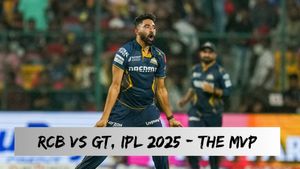 RCB vs GT, IPL 2025: Who was the Most Valuable Player in the Royal Challengers Bengaluru vs Gujarat Titans Match?