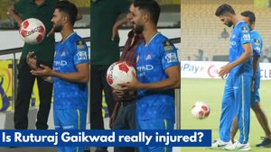 IPL 2025: Did CSK Captain Ruturaj Gaikwad Fake Injury to Give Leadership to MS Dhoni? Shocking Images Suggest Conspiracy
