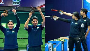 ISSF World Cup, Lima: Suruchi Inder Singh and Saurabh Chaudhary Shine Bright with Gold in 10m Air Pistol Mixed Team, Manu Bhaker-Ravinder Miss Bronze