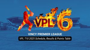 Vincy Premier League T10 2025: Schedule, Results, Points Table & Squads