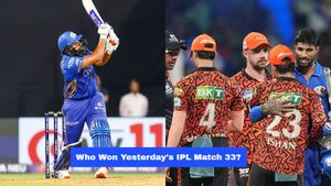 Who Won Yesterday's IPL Match 33? MI vs SRH, IPL 2025 on April 17: Mumbai Indians Seal a Thrilling Win in IPL 2025