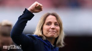 Chelsea Women Celebrate Unbeaten WSL Title Win Under Sonia Bompastor's Management
