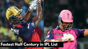 Fastest 50 in IPL Updated after Romario Shepherd hits 14-ball Half Century: List of Fastest Half Centuries in IPL 2025 and Teamwise top 5 List