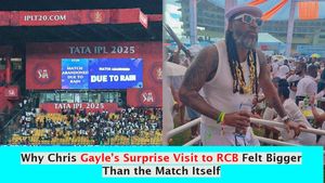 IPL 2025: Why Was Chris Gayle in the RCB Dressing Room After Washout Against KKR? Here’s What Happened
