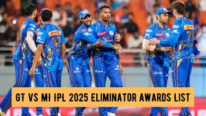 GT vs MI, IPL 2025 Eliminator: Full List of Award Winners, Stats, Post-Match Presentation