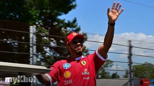 Hamilton Celebrates Vintage Emilia-Romagna Experience After Achieving Best Finish For Ferrari