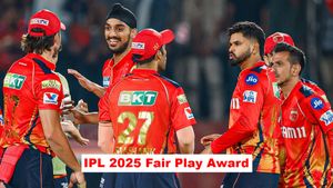 IPL 2025 Fair Play Award Updated on May 13: CSK, MI, RCB, KKR, RR, SRH, PBKS, DC, LSG, GT