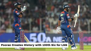 IPL 2025: Nicholas Pooran Becomes First LSG Player to Smash 100 Sixes, Scores Unbeaten 56 vs Gujarat Titans