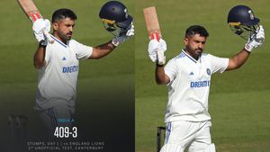 India A vs England Lions, Day 1: Karun Nair Unbeaten 186, Sarfaraz Khan and Dhruv Jurel Fifties Power IND-A to 409/3 at Stumps