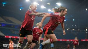 Man Utd And Man City Compete For Champions League Qualification In WSL Derby