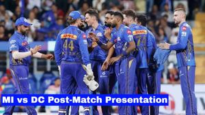 IPL 2025: MI vs DC Award Winners, Man of the Match, Post-Match Presentation and Match 63 Statistics