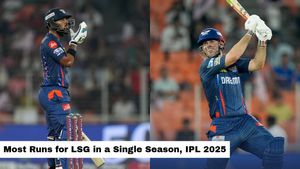 Most Runs for LSG in a Single Season, IPL 2025: Mitchell Marsh Shines Alongside Nicholas Pooran’s Record-Breaking Form