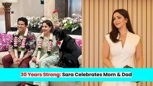 Sara Tendulkar Celebrates Parents’ 30-Year Marriage With Vintage Gems and Peak Couple Energy