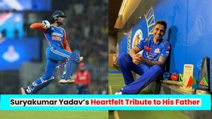 Suryakumar Yadav Calls His Dad ‘Superman’ in Tearful Speech at Ashok Yadav’s Retirement: IPL Star Wins Hearts off the Field