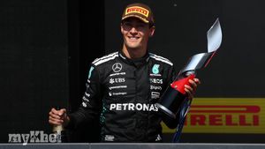 George Russell Claims Victory At Canadian Grand Prix Amidst Piastri And Norris Collision