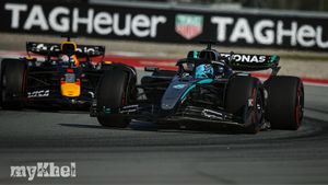 George Russell Claims Max Verstappen Deliberately Crashed Into Him During Spanish Grand Prix