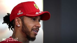 Lewis Hamilton Jokes Driving Ferrari Feels Like Dancing With Someone Lacking Rhythm