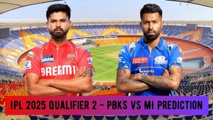 PBKS vs MI IPL 2025 Prediction: Who will Win Punjab Kings vs Mumbai Indians Qualifier 2 Today?