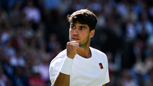 Wimbledon: Defending champion Carlos Alcaraz sails past home hopeful Oliver Tarvet