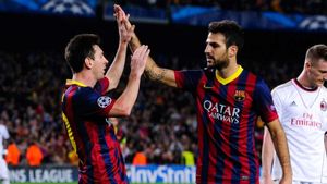 'Never say never' – Fabregas refuses to rule out Messi reunion at Como