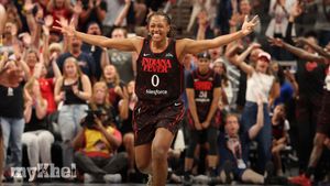 Mitchell Shines As Indiana Fever Defeats Las Vegas Aces While Clark Remains Injured