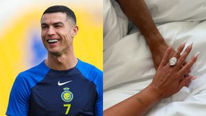 Cristiano Ronaldo proposes to Georgina for Marrigae? Picture and 9-word Post on Social Media goes Viral