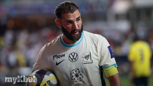 Karim Benzema Scores Perfect Hat-Trick In Al-Ittihad's Opening Victory Against Al-Okhdood