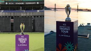 From Brahmaputra to Classrooms: ICC Women's Cricket World Cup 2025 Trophy Tour with DP World Inspires Guwahati