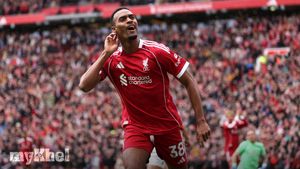 Liverpool Triumphs Over Everton 2-1 As Gravenberch Stars In Merseyside Derby