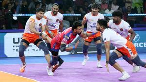 Puneri Paltan vs UP Yoddhas PKL 12 Highlights: Aditya, Pankaj shine as Paltan beat Yoddhas
