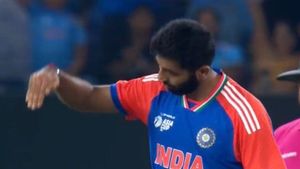 IND vs PAK, Asia Cup 2025: Jasprit Bumrah Mocks Haris Rauf With Befitting Celebration– WATCH