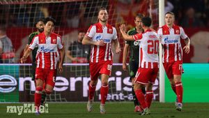 Red Star Belgrade And Celtic Share Points In Europa League Opener After Arnautovic Equaliser