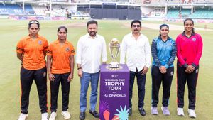 Women's World Cup Trophy tours Visakhapatnam as India gears up for ICC Tournament