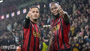 Bournemouth Triumphs 3-1 Over Fulham With Late Goals From Semenyo And Kluivert