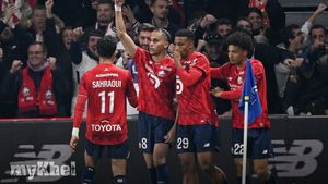 Ethan Mbappe Equalises For Lille Against Paris Saint-Germain In Ligue 1 Clash