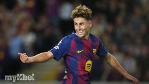 Flick Commends Fermin Lopez Following Historic Hat-Trick In Champions League Match