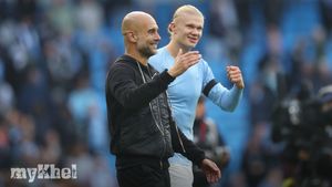 Guardiola Asserts Haaland Is Not Stupid Enough To Leave Manchester City For Barcelona