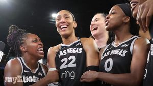 Jackie Young's Record Performance Propels Las Vegas Aces To 2-0 Lead In WNBA Finals