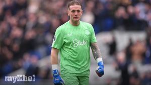 Jordan Pickford Signs Four-Year Contract Extension With Everton, Aiming For European Glory