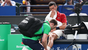 Djokovic overcomes injury scare to battle past Munar in Shanghai
