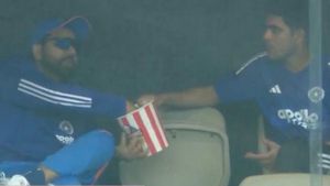 IND vs AUS: Rohit Sharma, Shubman Gill end Rift Rumours, seen Chatting with Popcorn in Rain Marred Perth