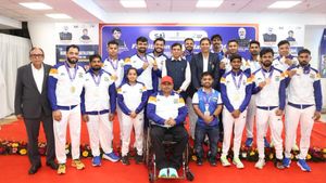 Mansukh Mandaviya Felicitates Athletes with Over Rs 1.09 Crore after 22-Medal Haul at World Para Athletics Championships